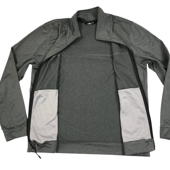 THE NORTH FACE Full Zip Performance Jacket Mens XL Gray Stretch Outdoor Travel - Picture 6 of 10